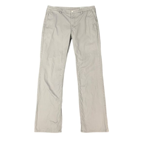 Bonobos Pants Mens 35 Gray Boot Fit Washed Chinos Straight Leg Cotton City Work - Picture 1 of 16